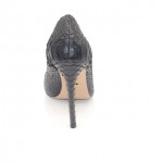 Туфли-лодочки Angelina Voloshina черные из кожи питона в интернет-магазине DRESS’EX