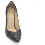 Туфли-лодочки Angelina Voloshina черные из кожи питона в интернет-магазине DRESS’EX