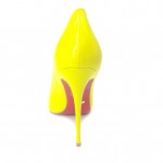 Туфли-лодочки Angelina Voloshina желтые лакированная кожа в интернет-магазине DRESS’EX