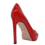 Туфли красные из лакированной кожи на платформе в интернет-магазине www.dressex.ru