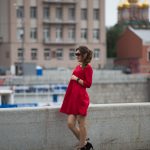 Платье красное А-силуэта в интернет-магазине www.dressex.ru